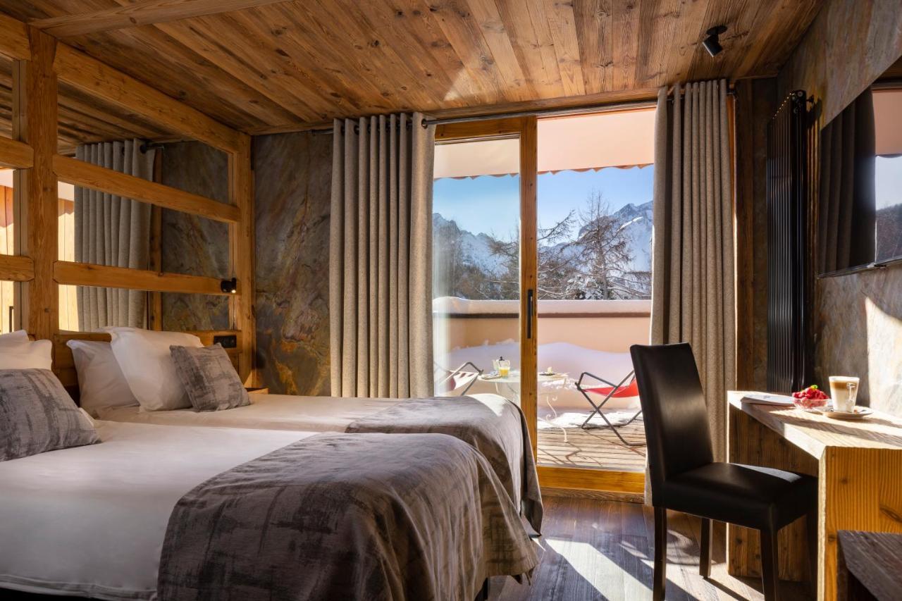 Hotel Cote Brune Les Deux Alpes Exterior foto