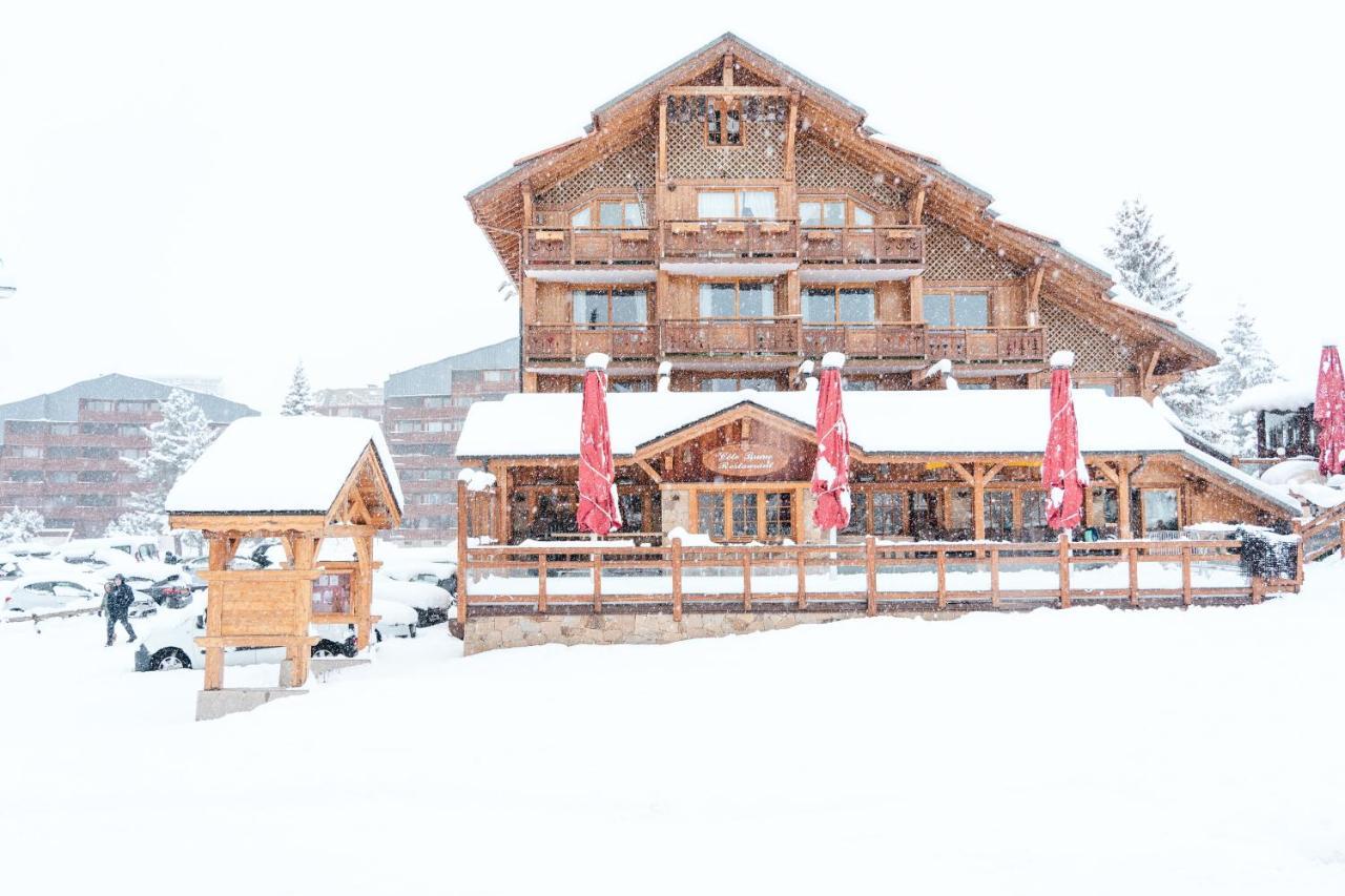 Hotel Cote Brune Les Deux Alpes Exterior foto